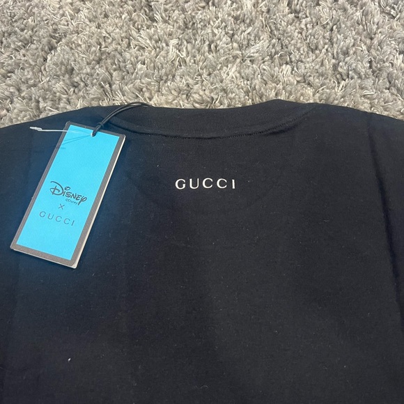 Gucci Donald Duck Flash Disney T Shirt - Black - Sz Xs - Picture 6 of 6